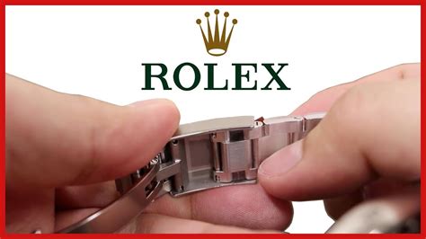 rolex clasp won t open|rolex folding clasp adjust size.